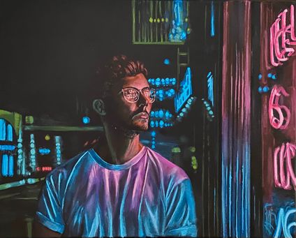 Portrait in Neon
